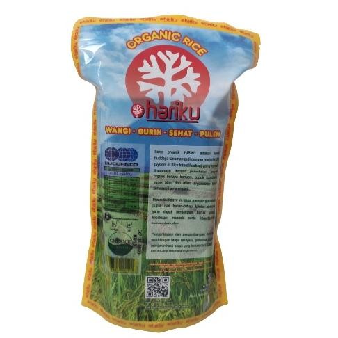 

ready HARIKU Beras Organik Merah 1 Kg Ziplock Packaging murah