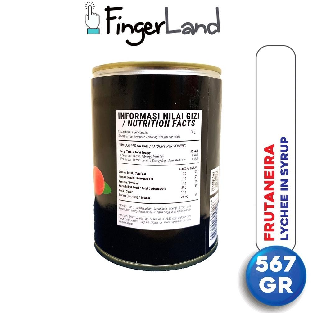 

ready FRUTANEIRA Lychee in Syrup 567 gram Leci Kaleng murah