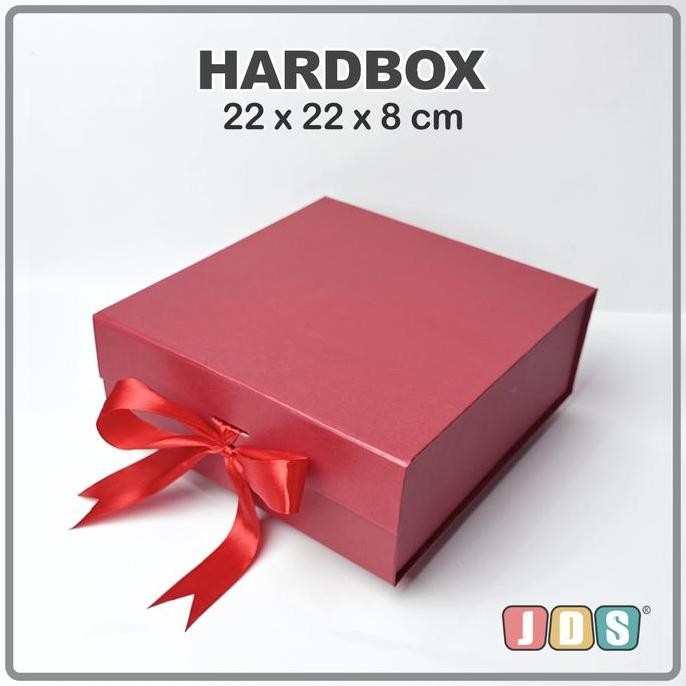 

ready stock Hardbox Uk 22 x 22 x 8 cm | kotak kado | hampers | giftbox | kotak kue