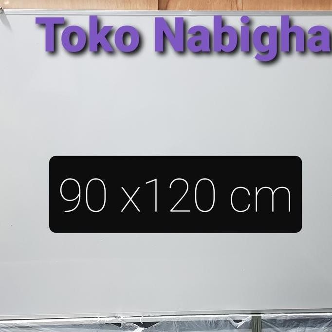 

Papan Tulis 90X120 Whiteboard & Blackboard 2 Sisi