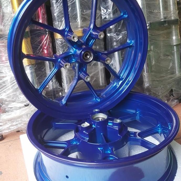 VELG VROSSI COBRA NINJA 250 FI LEBAR BIRU CANDY