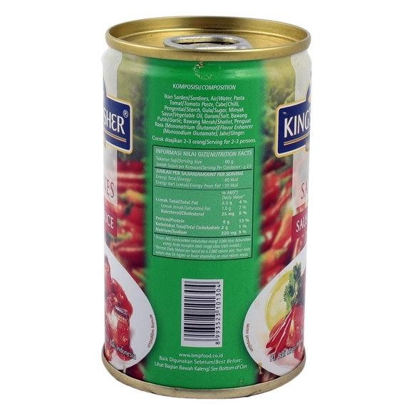 

ready Paket 2 gratis 1 King's Fisher Sarden mini saus sambal Makanan Kaleng 155g kings fisher murah