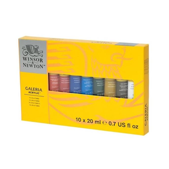 

ready Galeria Acrylic Colour Winsor & Newton set 10x20ml