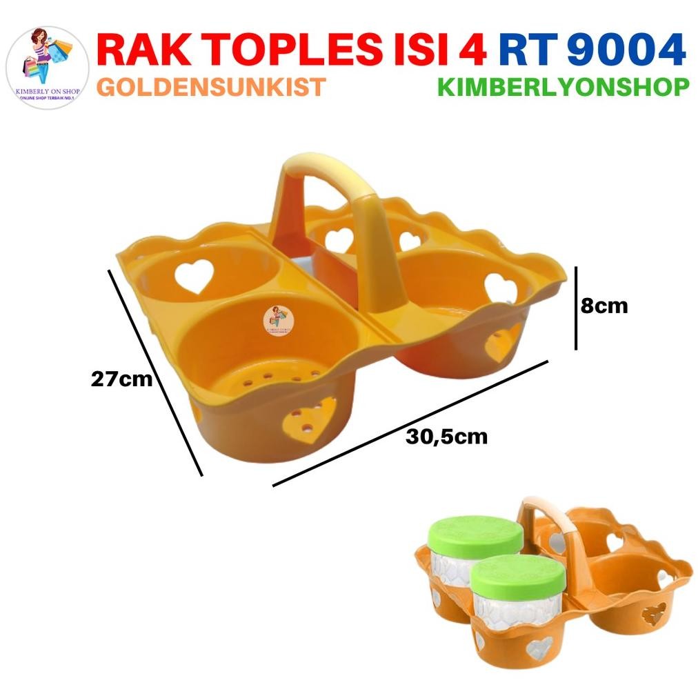Kimberlyonshop Rak Toples Kue Isi 4 Golden Sunkist Rt 9004 Spaylater 0%