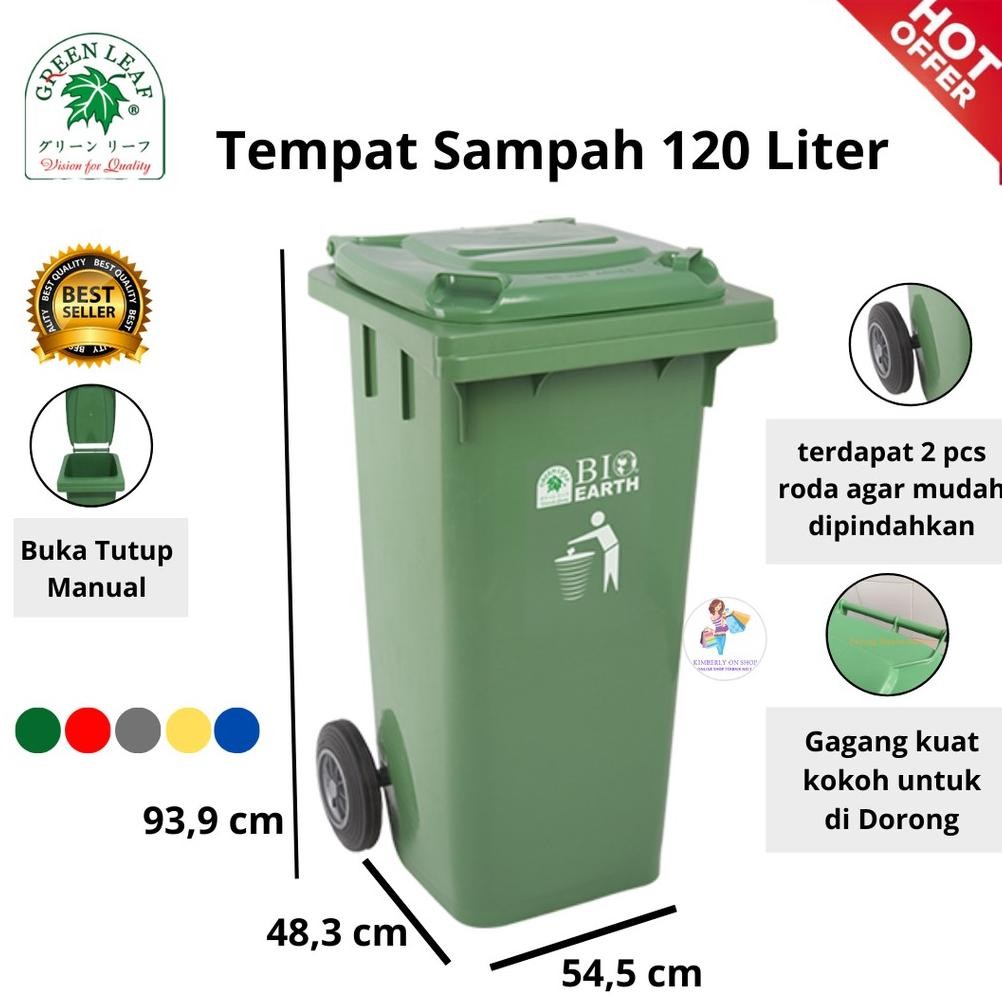 Tempat Sampah Bio 120 Liter Green Leaf 2012 Viral