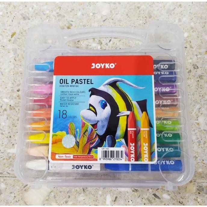 

ready Crayon Titi Joyko | Oil Pastel 18 Warna