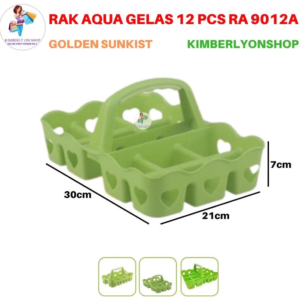 Rak Aqua Gelas Keranjang Aqua Plastik Rak Minuman Golden Sunkist Terlaris