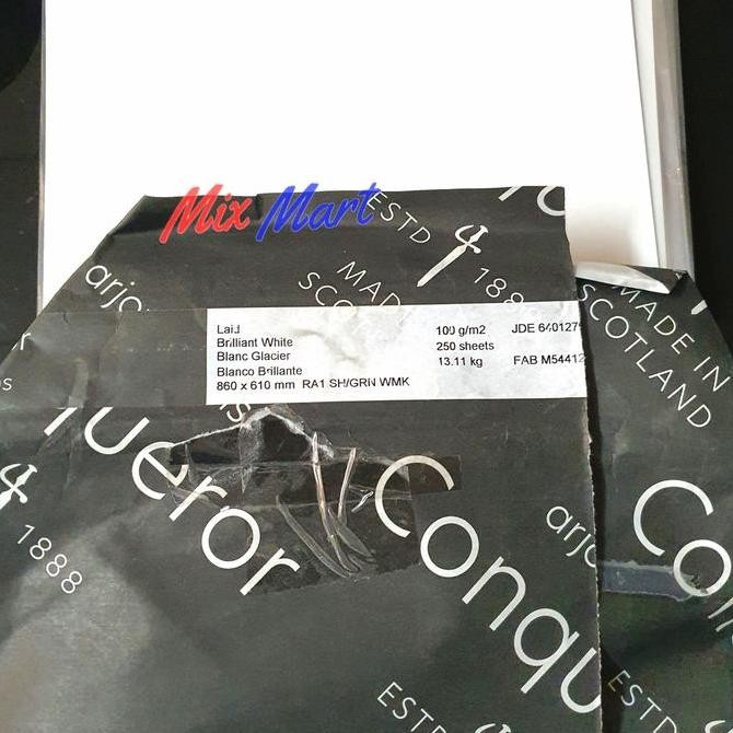 

baru Kertas Conqueror ukuran A4 100 gram isi 10 lembar