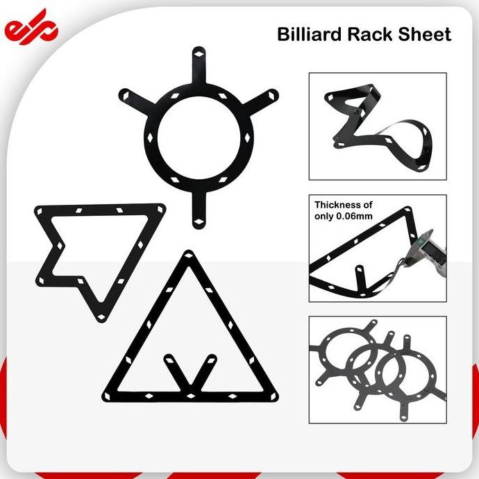 Sale Magic Turtle Ball Rack Sheet Billiard Pro Segitiga Billiard Bola Rapat - Liltriangle, Satuan