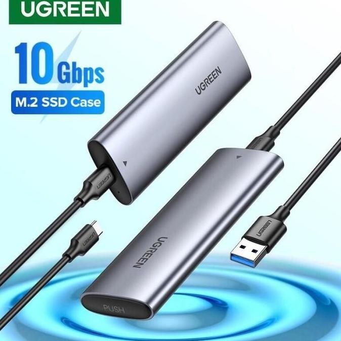 UGREEN Adaptor SSD Enclosure NVME M.2 SATA 10GBps Ke USB 3.1 Type C