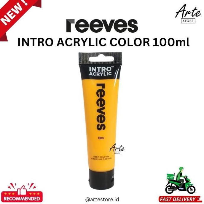 

ready Cat Acrylic Intro Reeves Deep Yellow 100 ml