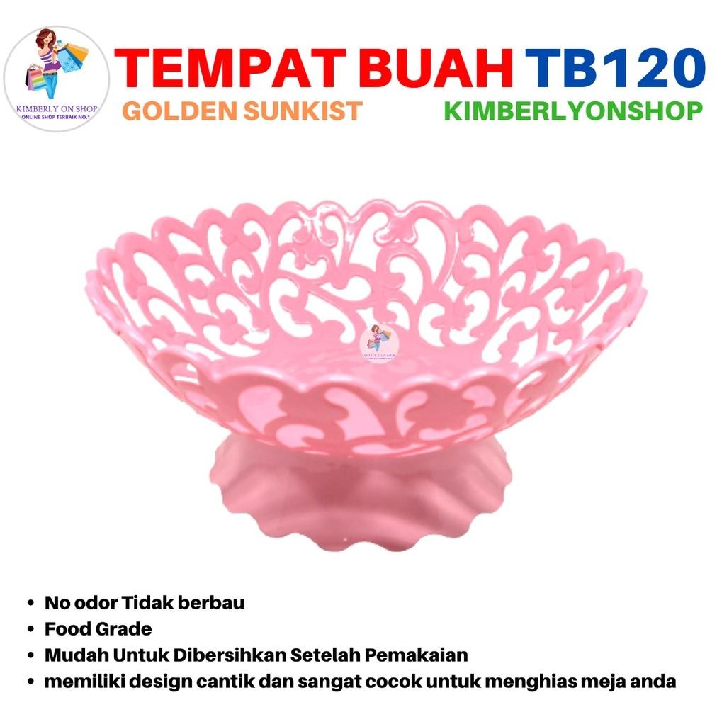 Tempat Buah Piring Buah Wadah Saji Buah Tb 120 Golden Sunkist Trend