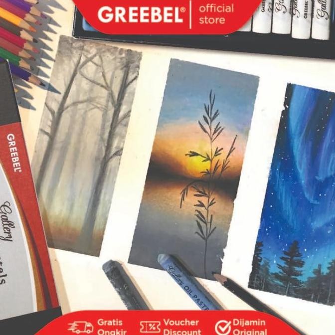 

ready Greebel Artist Oil Pastel Crayon 36C / Crayon Greebel 36 warna