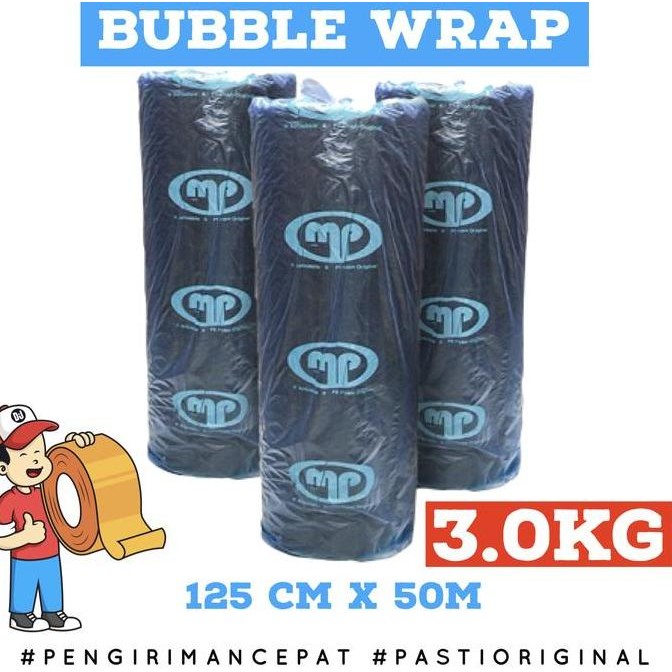 

ready stock Bubble Wrap Hitam MP Mulia Pack 125cm x 50M