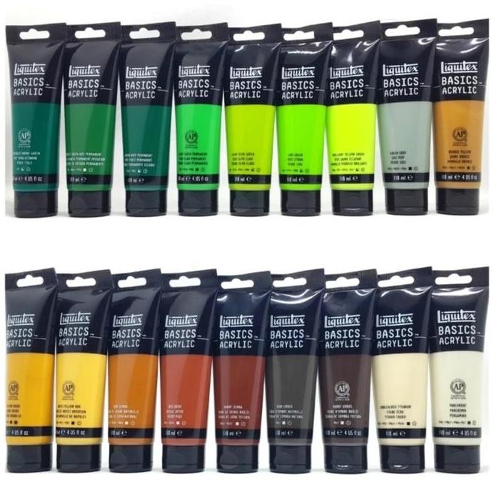

ready Liquitex Basics Acrylic Colour 118 ml PART 2