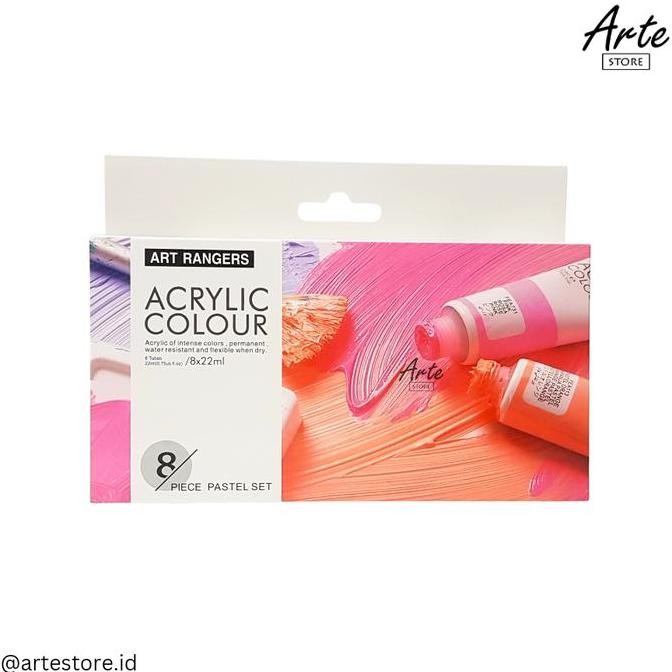 

ready Cat Acrylic - ART RANGERS Pastel Set 8 Warna