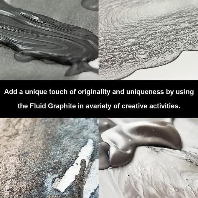 

ready Kuretake ZIG FLUID GRAPHITE Paint 60g