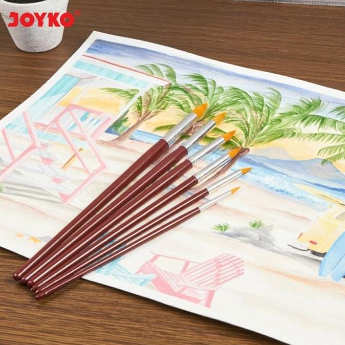 

ready Kuas lukis/ Brush Round Set (BR-3 Jokyo Acrylic/oil/water)