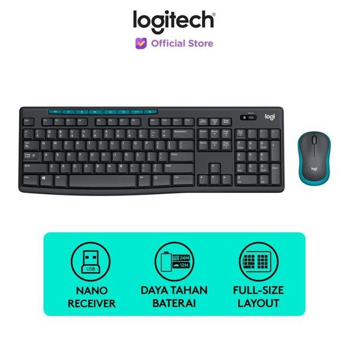 Logitech MK275 Wireless Keyboard Mouse Combo