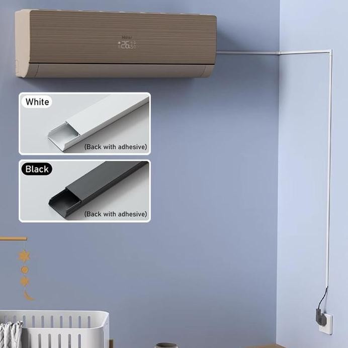 ready 1 Meter Penutup Kabel Dinding / Penutup Kabel / Penutup Kabel Dinding Estetik / Cover Kabel / 