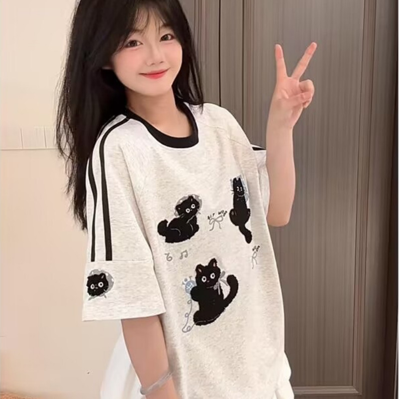 [Enamor] Kaos Lengan Pendek Wanita dengan Jahitan Halus seperti Handuk, Model Baru Bergaya, Langsing