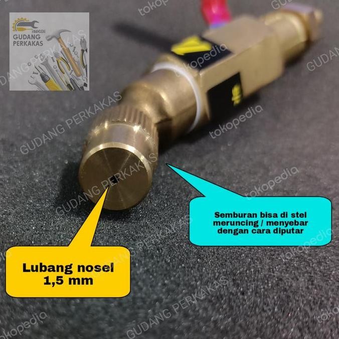 Nozzle Cuci AC Bengkok Body Panjang / Nosel Cuci AC / Nozzle Steam murah
