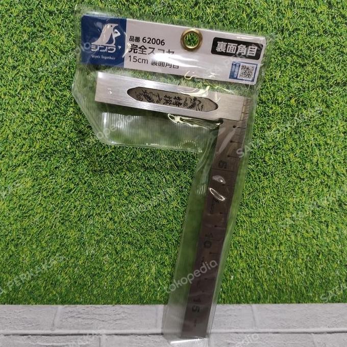 

Shinwa Penggaris Siku 15cm Japanese Try Square with Square Scale 62006