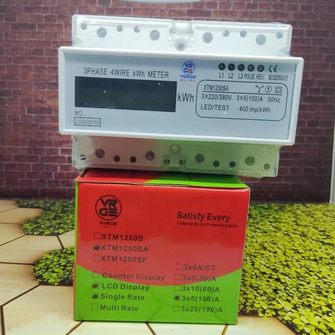 KWH METER 3 PHASE DIGITAL / KWH METER 3PHASE DIGITAL "FORT" `XTM1250SA