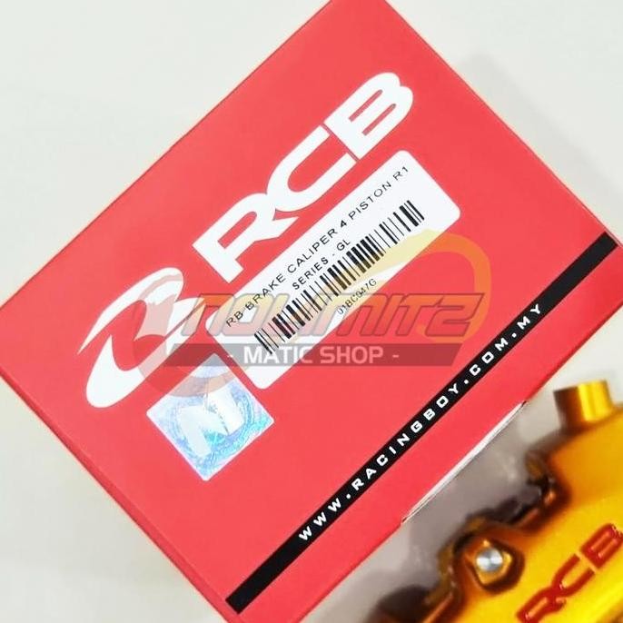 Kaliper RCB Racing Boy R1 Series 4 Piston Kanan NMAX Aerox 155 Lexi murah