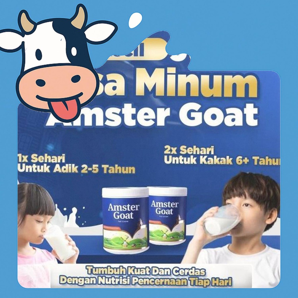 

Kualitas Terbaik Amster Goat - Susu Kambing Amstergoat Membantu Untuk Optimalkan Penyerapan Kalsium 250Gr