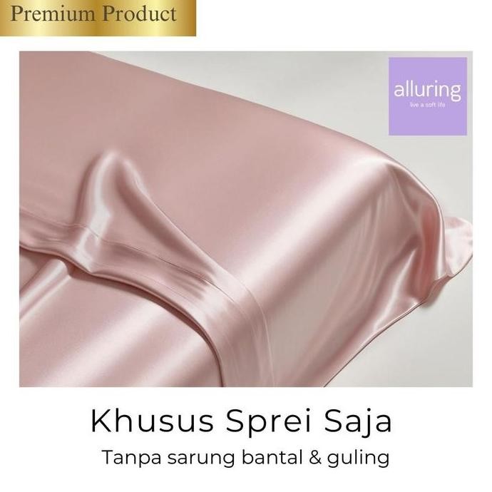 Sprei Satin Silk PREMIUM Original Satin Silk - Sprei Saja MURAH