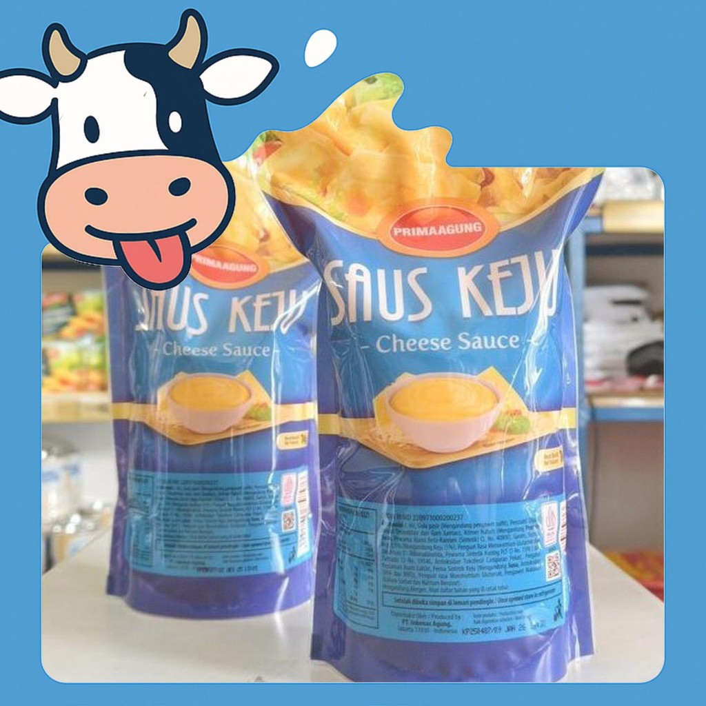

Diskon Prima Saus Keju 1Kg / Cheese Sauce / Toping Keju Gurih Prima