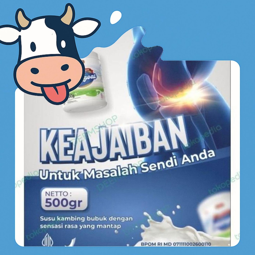 

Free Ongkir Susu Kambing Etawa Milkgoat 500 Gram Susu Kambing Bubuk Etawa 500Gr