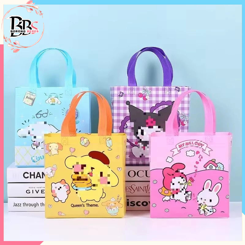 

BORES Goodie Bag Tas kado ulang Tahun karakter Animals Paper Bag kantong anak Motif Kartun Tas Hampers waterproof Souvenir Ulang tahun