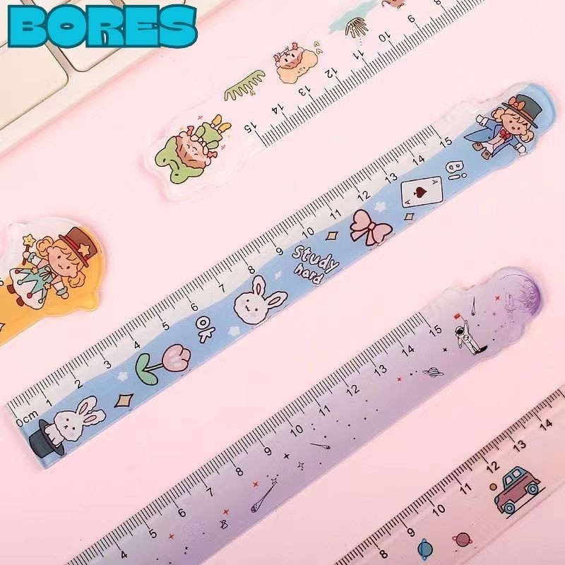 

BORES Penggaris Lucu 15 Cm Penggaris Anak Pelajar Mahasiswa Motif Astronot Penggaris funny karakter 15cm Pengaris Sekolah Kantor Motif Lucu Bahan Plastik