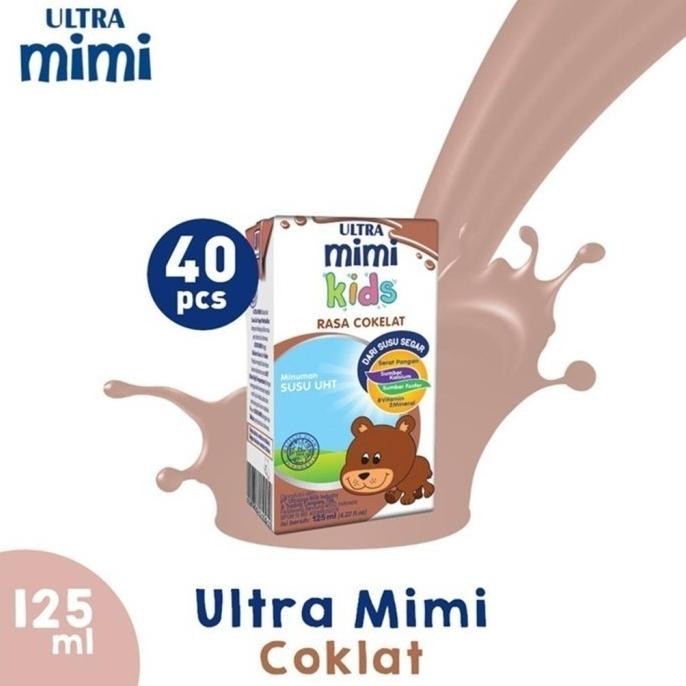 

(Expert) Susu Ultra Mimi UHT Coklat/Chocolate 125mL 1 karton/dus (40 pcs)
