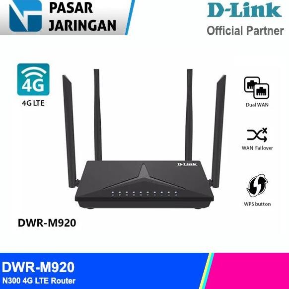 ready  D-Link DWR-M920 / DWR-920 N300 4G LTE Modem Wireless Router