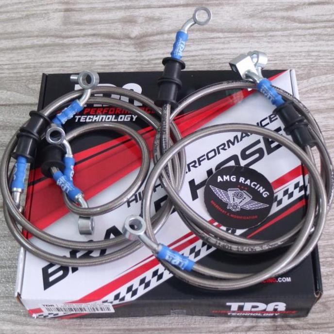 Selang Rem PCX 150 Lokal CBS TDR RACING Depan Belakang