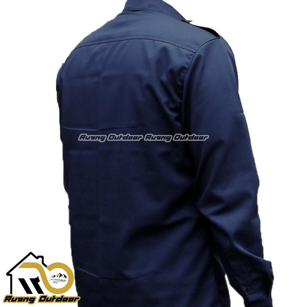 ORIGINAL Baju Kemeja PDL PDH Lapangan Lengan Panjang - Pakaian Atasan Seragam Pria Wanita Premium Ke