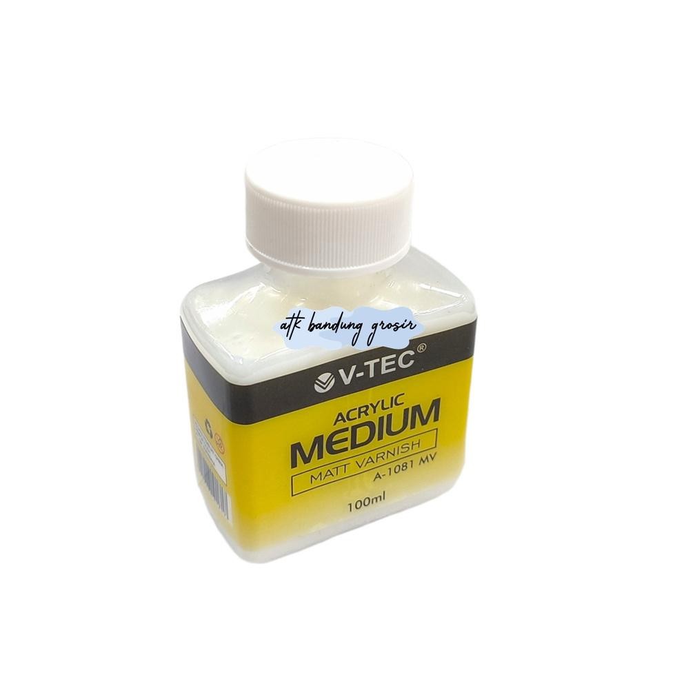 

V-TEC ACRYLIC MEDIUM MATT VARNISH A-1081 MV 100ML MEMBERI EFEK WARNA MATT Terlaris