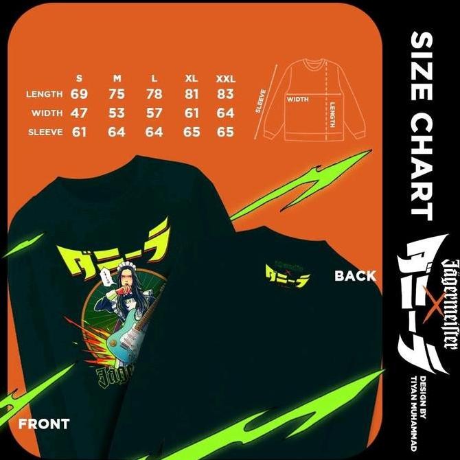 Murah Crewneck Official Merchandise "Danirra X Jagermeister"