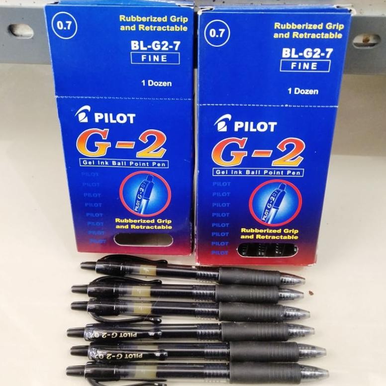 

Pulpen Gel Pilot G2 0.7Mm - 1 Pak Isi 12 Pcs - Tinta Gel Halus & Tahan Lama Original