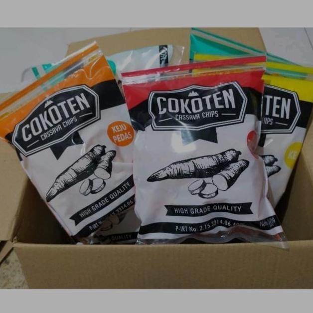 

Per Dus Ter Terlaris Keripik Singkong Cokoten Ready Semua Rasa