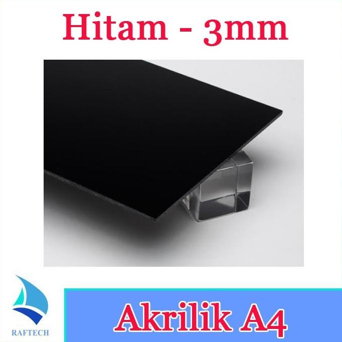 

Akrilik A4 Lembaran 3mm Acrylic 3 mm HITAM PEKAT Marga Cipta Terlaris