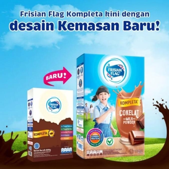 

(Expert) Frisian Flag Kompleta t Chocolate / Vanilla | Susu Bubuk Bendera Rasa Coklat / Vanilla 800 gr