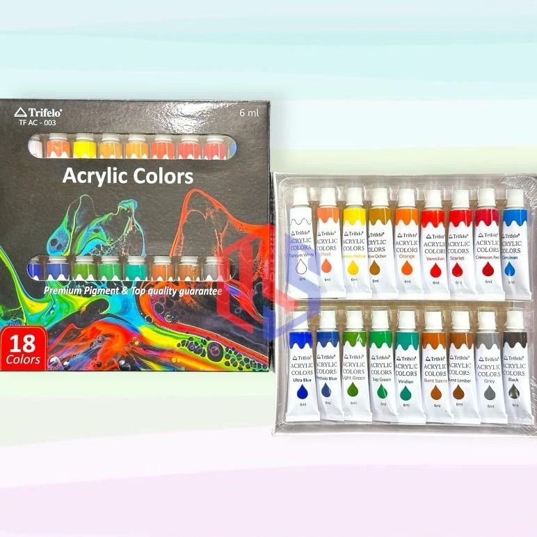 

Cat Acrylic Trifelo 18 Warna(TF AC-003) Terlaris