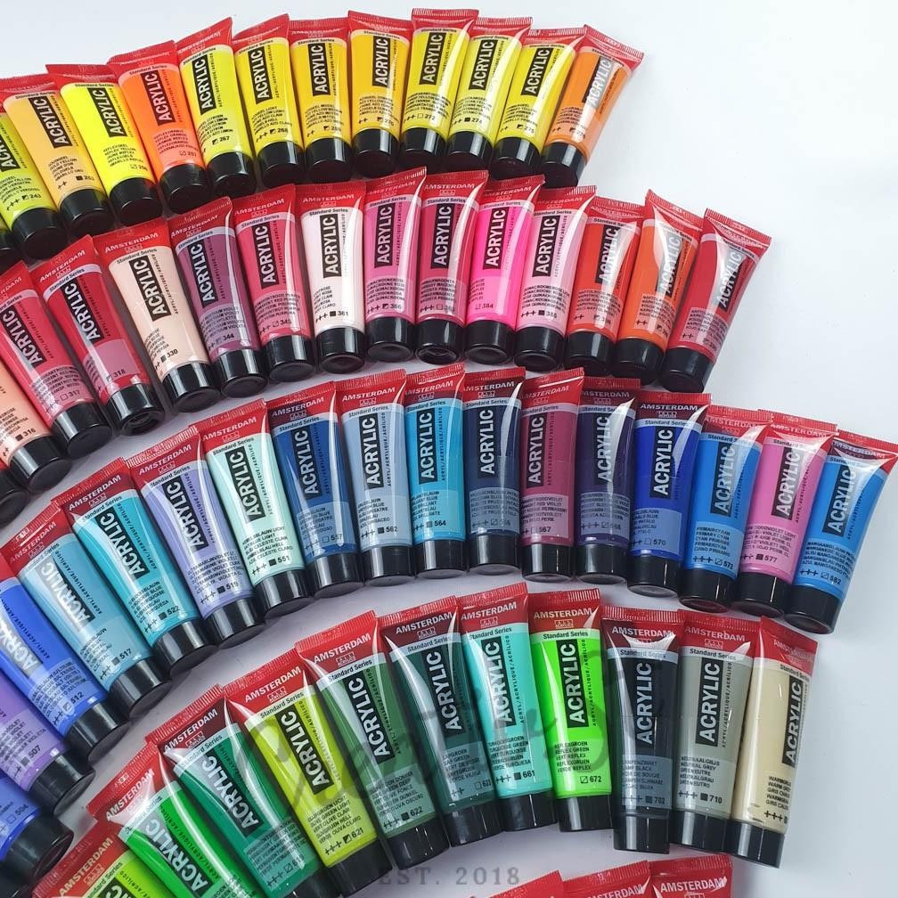 

Amsterdam Cat Acrylic Paint 20 Ml Cat Akrilik Lukis 20 Ml Part 1 Satuan Terlaris