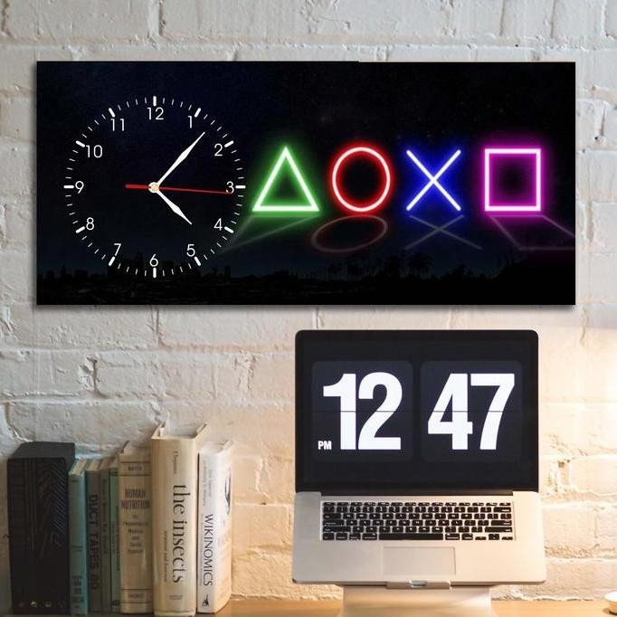 Jam Dinding Gaming Hiasan Dinding Gamers PS Playstation ps
