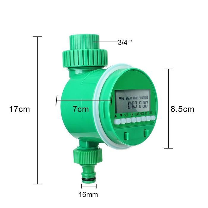 Digital Timer Irigasi Air Otomatis Stop Kran Elektrik Penyiraman Taman Original Dan Terpercaya