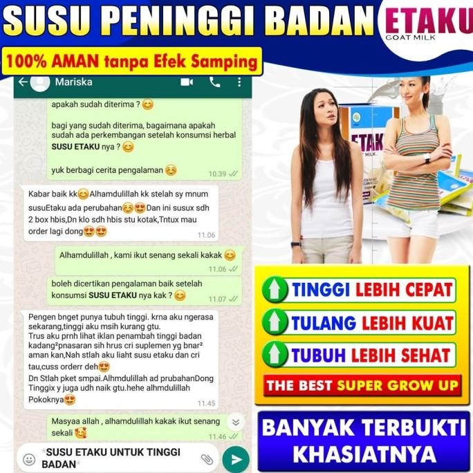 

(Expert) Susu Bubuk Kambing Etawa Etaku - Obat Tulang Keropos, Pengapuran Tulang dan Sendi, Osteoporosis